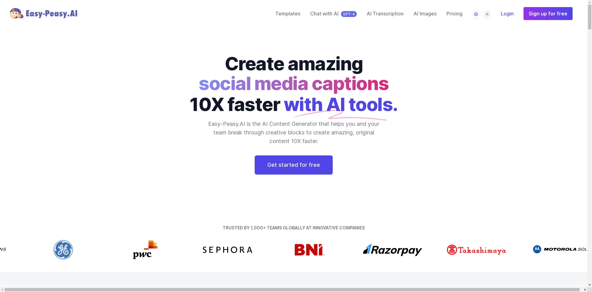 Easy-Peasy AI Logo